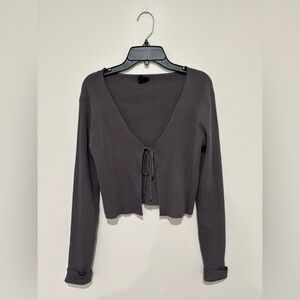 Ijoah Ribbed Crop Top sweater